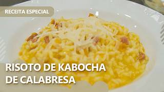Risoto de Kabocha de Calabresa 